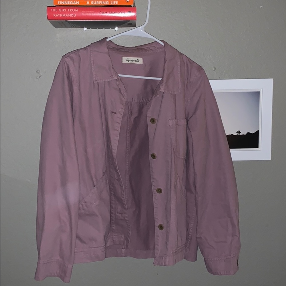 Lavender Madewell Chore Jacket